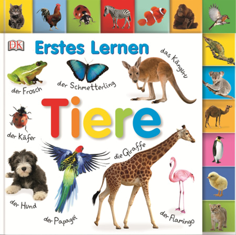 Buchempfehlungen für Babys und Kleinkinder: Erstes Lernen Tiere