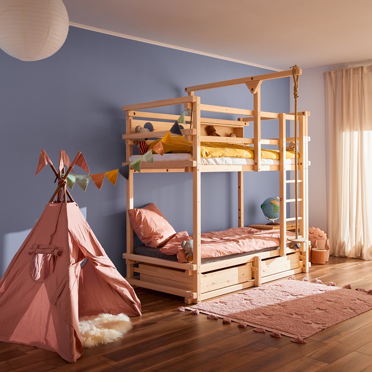Hoch- und Etagenbetten Tau: Hochbett im Kinderzimmer