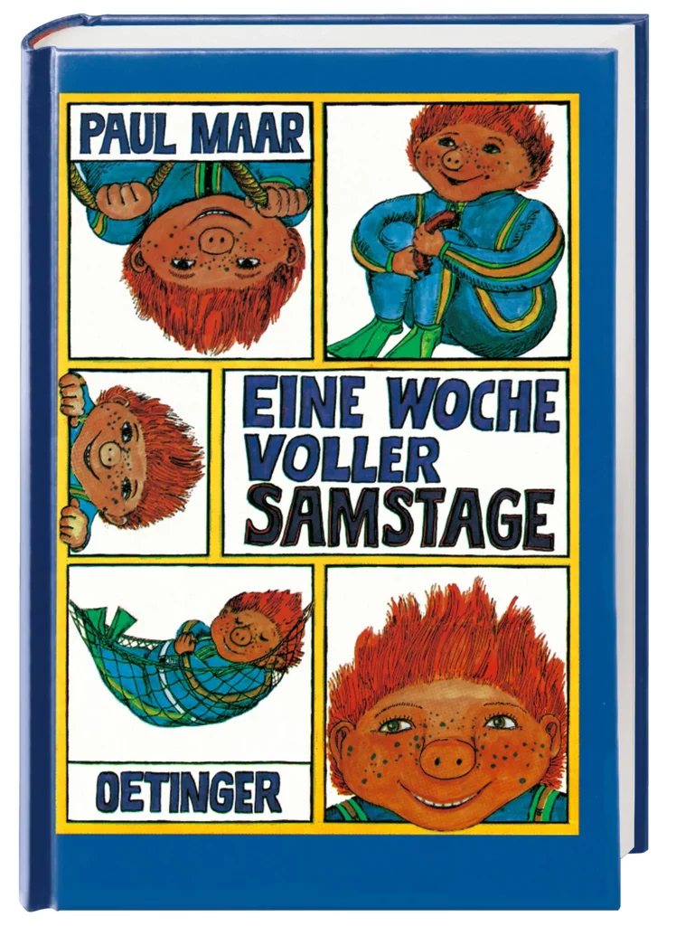 Buchcover: Eine Woche voller Samstage von Paul Maar. Zum Thema Kinderbuchklassiker